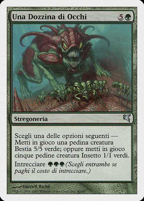 Magic the Gathering Card - One Dozen Eyes - MTG Circle