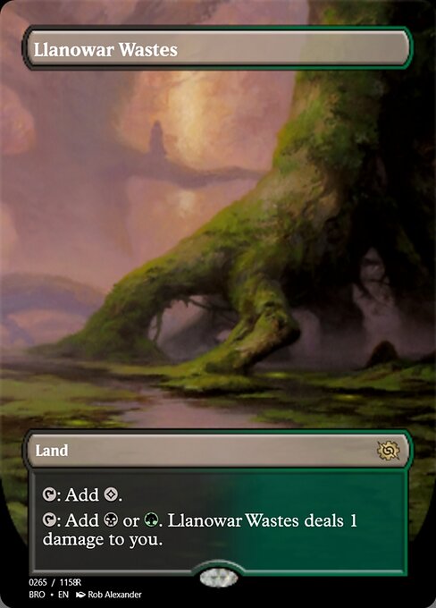 Magic the Gathering Card - Llanowar Wastes - MTG Circle