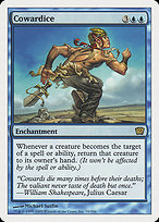 Magic the Gathering Card - Cowardice - MTG Circle