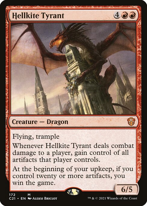 Magic the Gathering Card - Hellkite Tyrant - MTG Circle