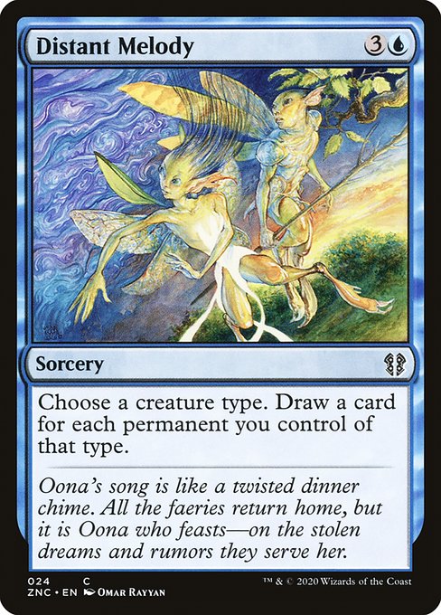 Magic the Gathering Card - Distant Melody - MTG Circle