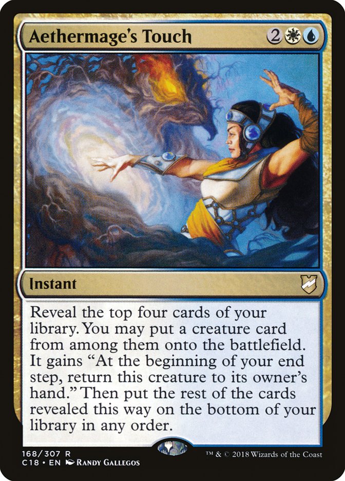 Magic the Gathering Card - Aethermage's Touch - MTG Circle
