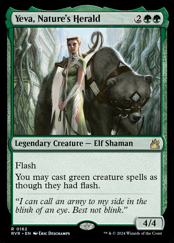 Magic the Gathering Card - Yeva, Nature's Herald - MTG Circle