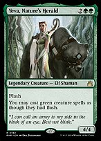 Magic the Gathering Card - Yeva, Nature's Herald - MTG Circle