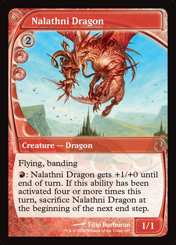 Magic the Gathering Card - Nalathni Dragon - MTG Circle