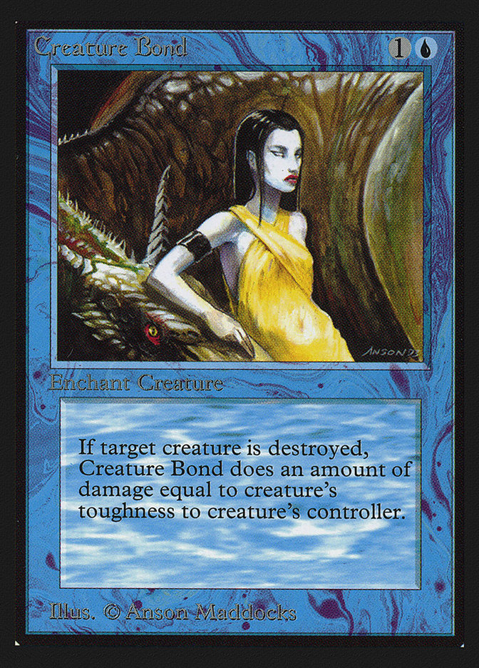 Magic the Gathering Card - Creature Bond - MTG Circle