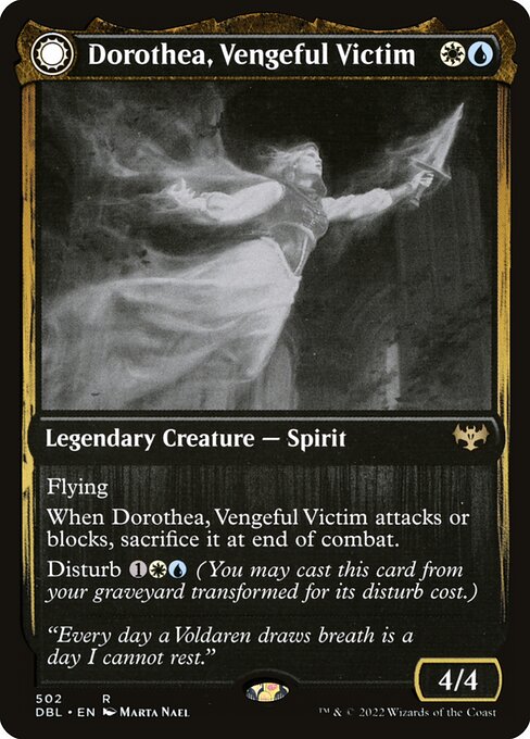 Magic the Gathering Card - Dorothea, Vengeful Victim - MTG Circle
