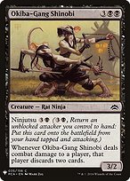 Magic the Gathering Card - Okiba-Gang Shinobi - MTG Circle