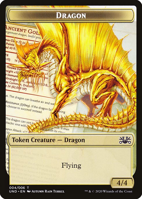 Magic the Gathering Card - Dragon - MTG Circle