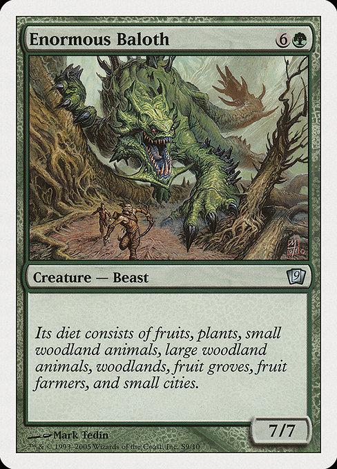 Magic the Gathering Card - Enormous Baloth - MTG Circle