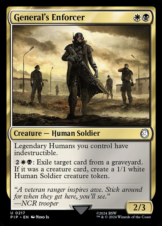 Magic the Gathering Card - General's Enforcer - MTG Circle