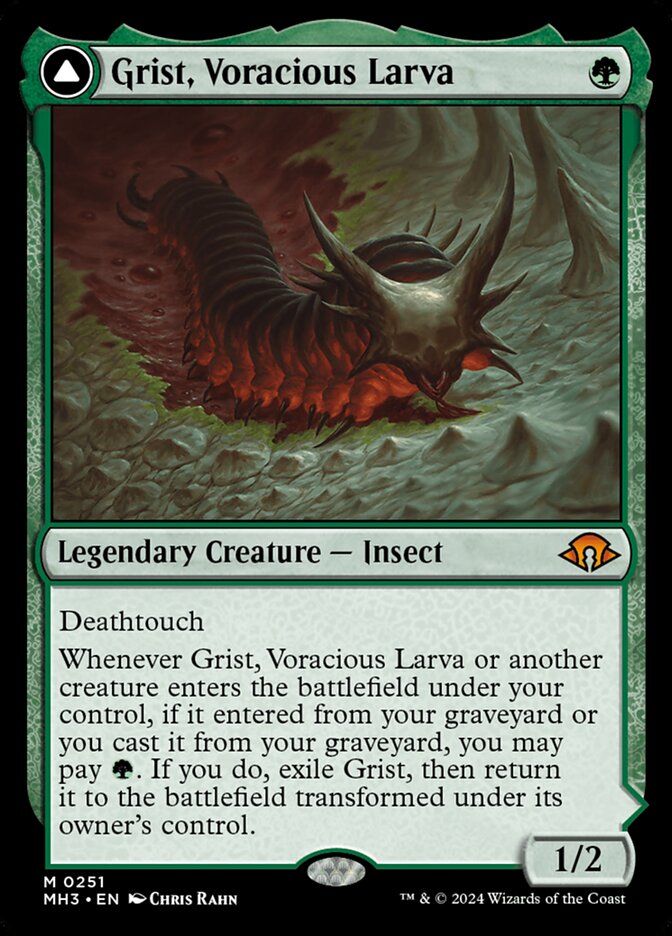 Magic the Gathering Card - Grist, Voracious Larva - MTG Circle