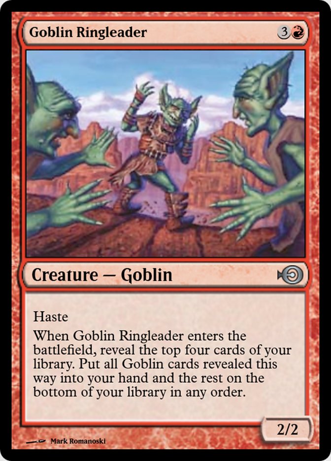 Magic the Gathering Card - Goblin Ringleader - MTG Circle