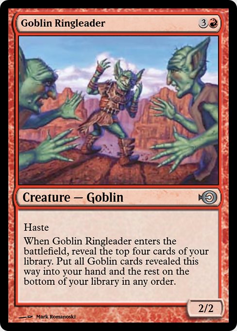 Magic the Gathering Card - Goblin Ringleader - MTG Circle