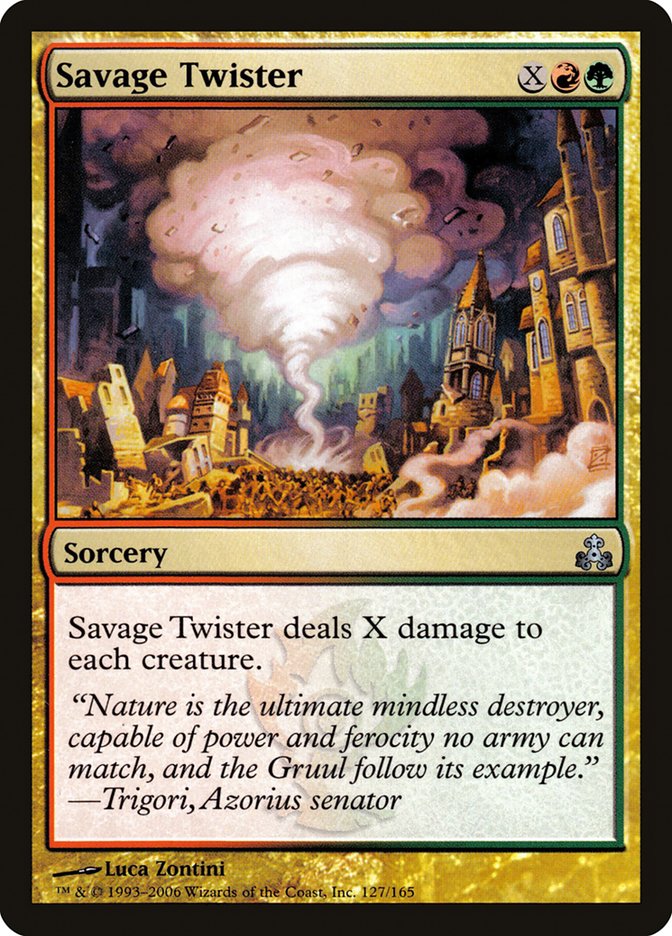 Magic the Gathering Card - Savage Twister - MTG Circle