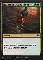 Magic the Gathering Card - Hazardous Conditions - MTG Circle