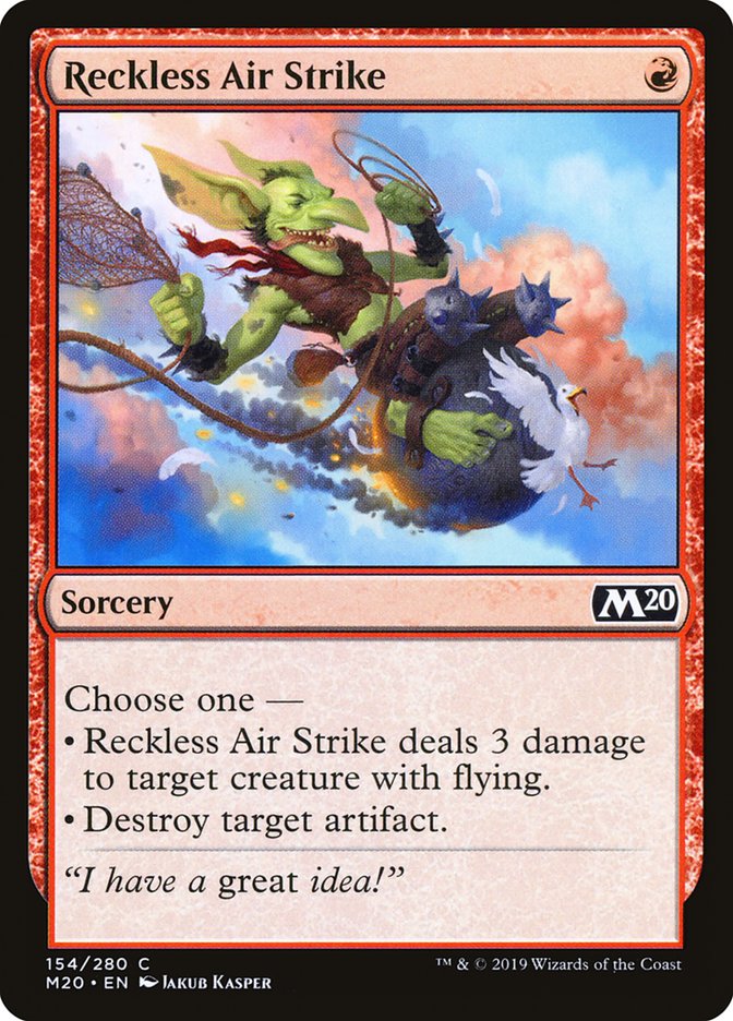 Magic the Gathering Card - Reckless Air Strike - MTG Circle