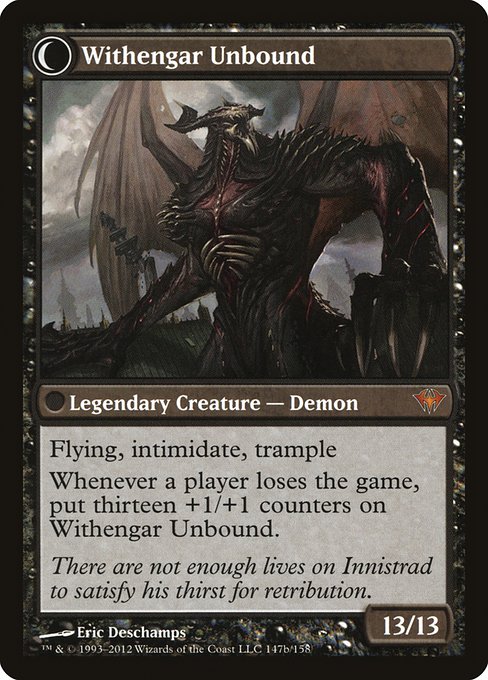 Magic the Gathering Card - Withengar Unbound - MTG Circle