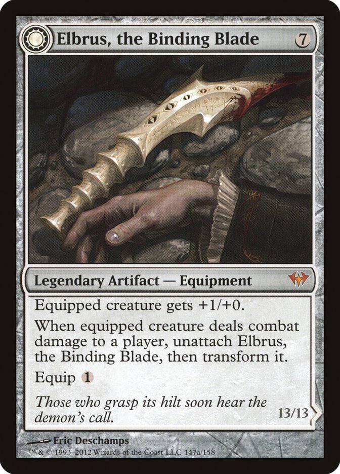 Magic the Gathering Card - Elbrus, the Binding Blade - MTG Circle