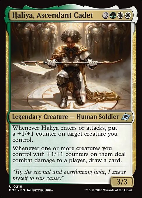 Magic the Gathering Card - Haliya, Ascendant Cadet - MTG Circle