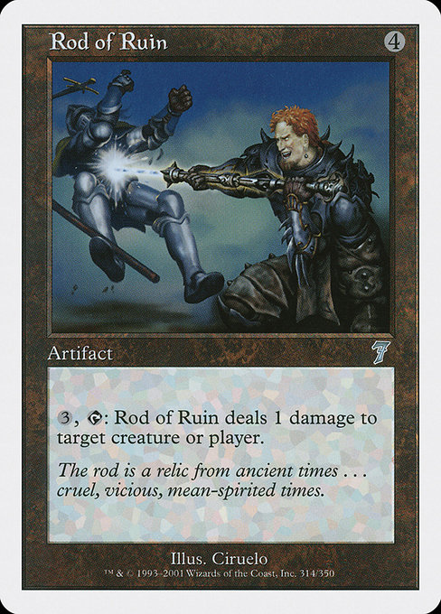 Magic the Gathering Card - Rod of Ruin - MTG Circle