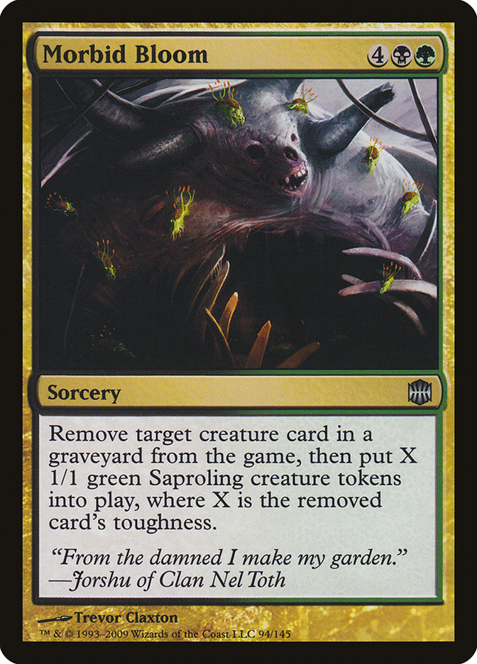 Magic the Gathering Card - Morbid Bloom - MTG Circle