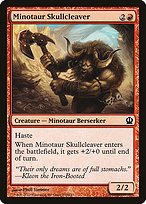 Magic the Gathering Card - Minotaur Skullcleaver - MTG Circle