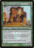 Magic the Gathering Card - Mayor of Avabruck // Howlpack Alpha - MTG Circle