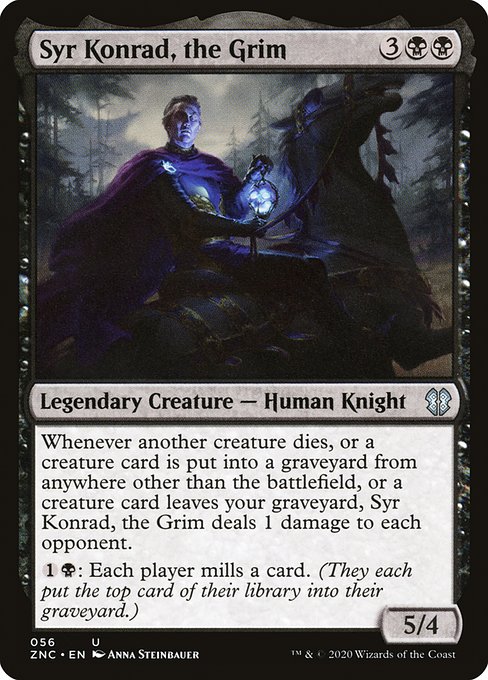 Magic the Gathering Card - Syr Konrad, the Grim - MTG Circle