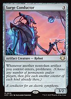 Magic the Gathering Card - Surge Conductor - MTG Circle