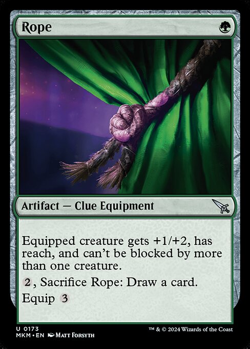 Magic the Gathering Card - Rope - MTG Circle