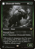 Magic the Gathering Card - Ulvenwald Oddity // Ulvenwald Behemoth - MTG Circle