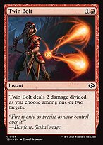 Magic the Gathering Card - Twin Bolt - MTG Circle