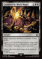 Magic the Gathering Card - Cornered by Black Mages - MTG Circle