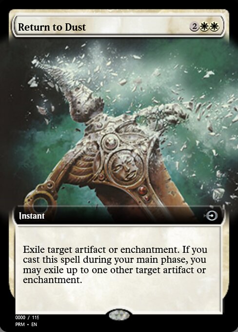 Magic the Gathering Card - Return to Dust - MTG Circle