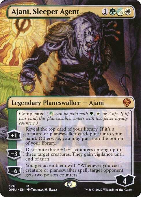 Magic the Gathering Card - Ajani, Sleeper Agent - MTG Circle