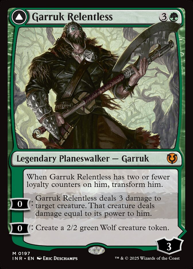 Magic the Gathering Card - Garruk Relentless - MTG Circle