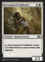 Magic the Gathering Card - Steward of Solidarity - MTG Circle