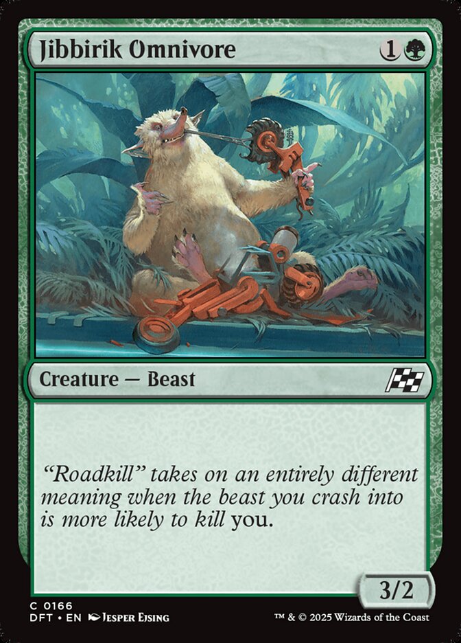 Magic the Gathering Card - Jibbirik Omnivore - MTG Circle