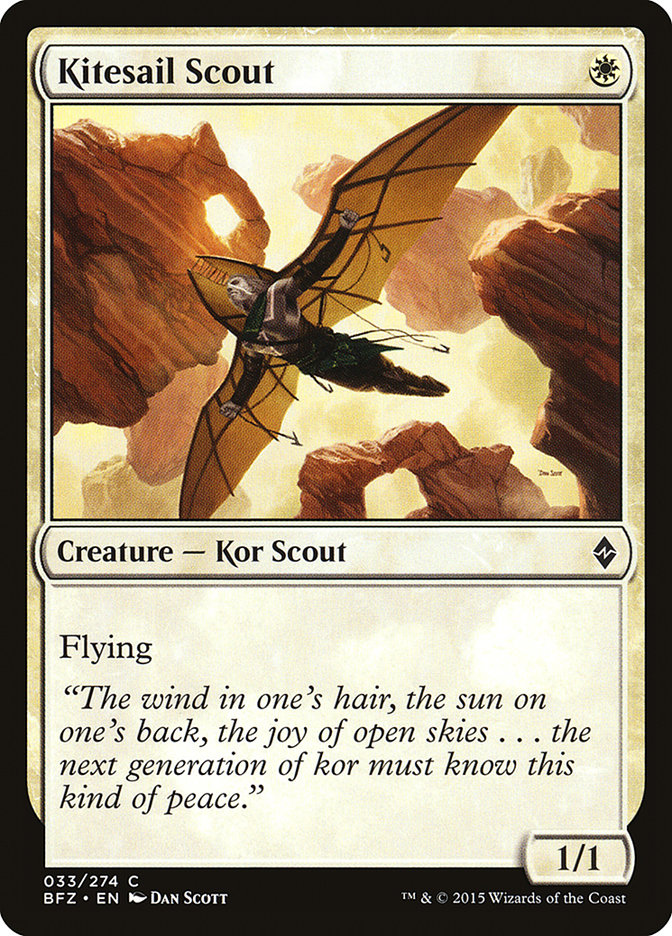 Magic the Gathering Card - Kitesail Scout - MTG Circle