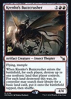 Magic the Gathering Card - Krenko's Buzzcrusher - MTG Circle