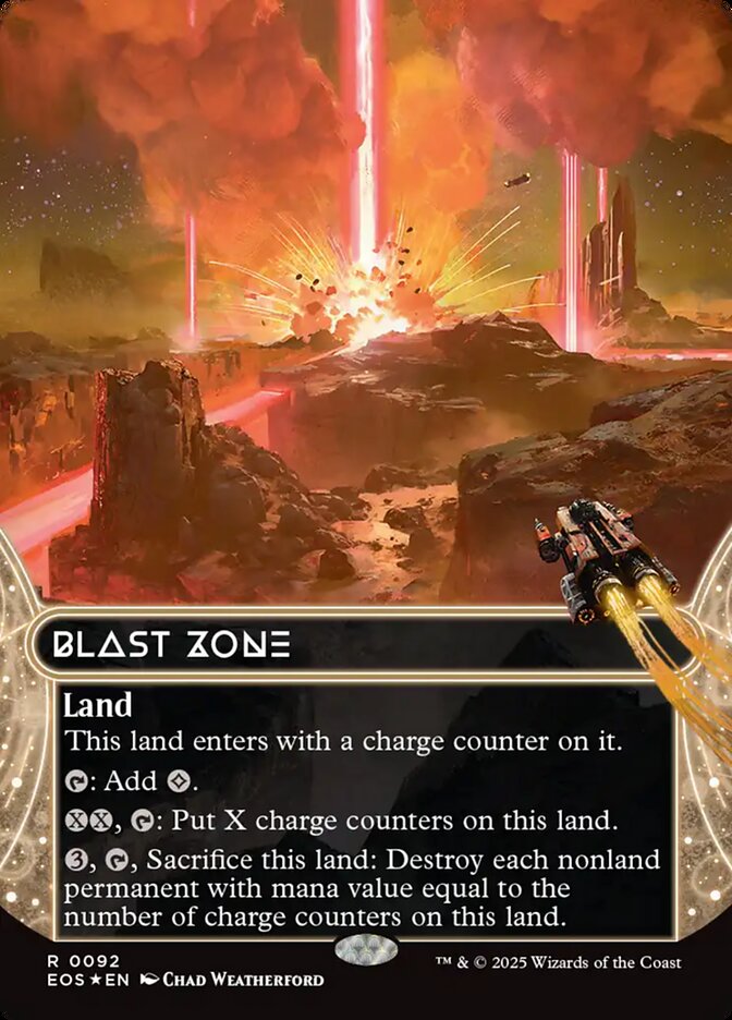 Magic the Gathering Card - Blast Zone - MTG Circle