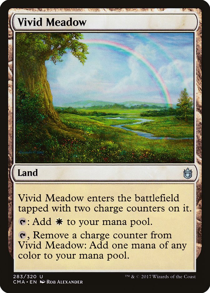 Magic the Gathering Card - Vivid Meadow - MTG Circle