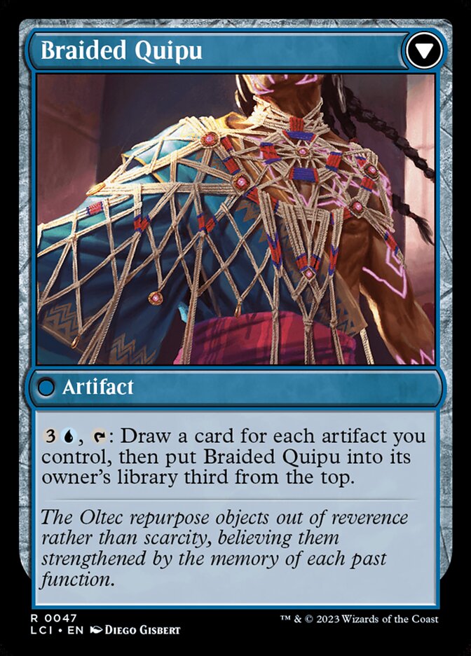 Magic the Gathering Card - Braided Quipu - MTG Circle