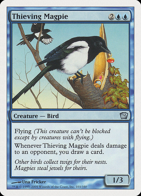 Magic the Gathering Card - Thieving Magpie - MTG Circle