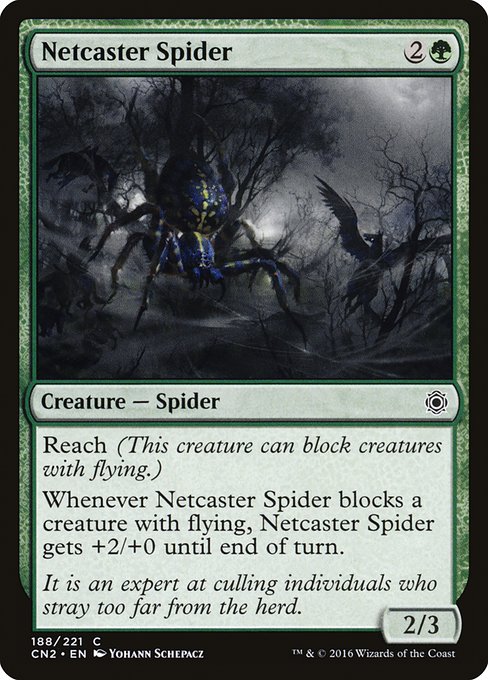 Magic the Gathering Card - Netcaster Spider - MTG Circle