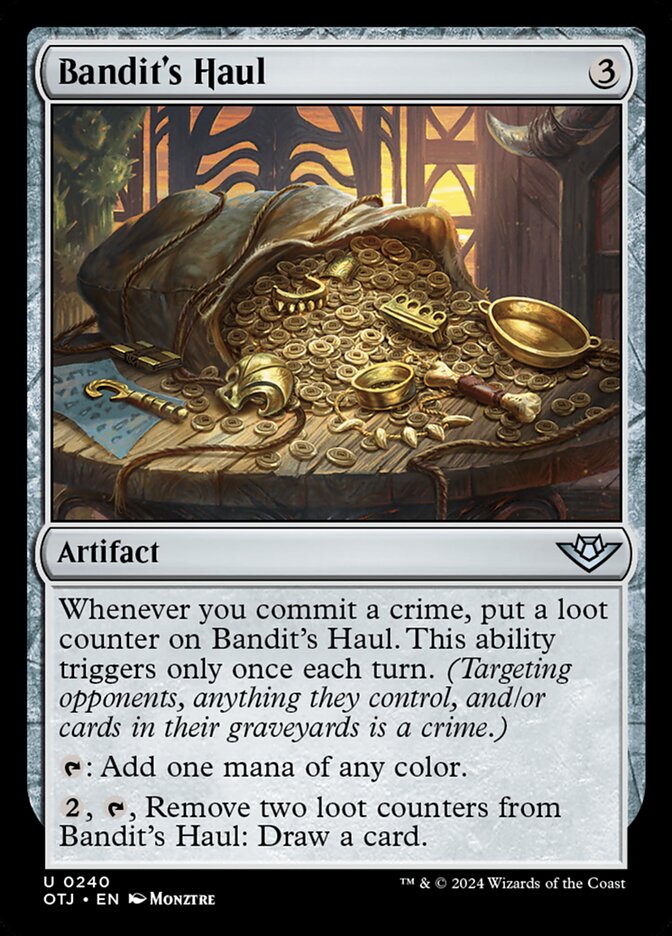 Magic the Gathering Card - Bandit's Haul - MTG Circle