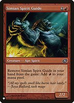 Magic the Gathering Card - Simian Spirit Guide - MTG Circle