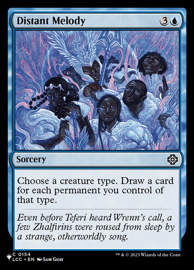 Magic the Gathering Card - Distant Melody - MTG Circle