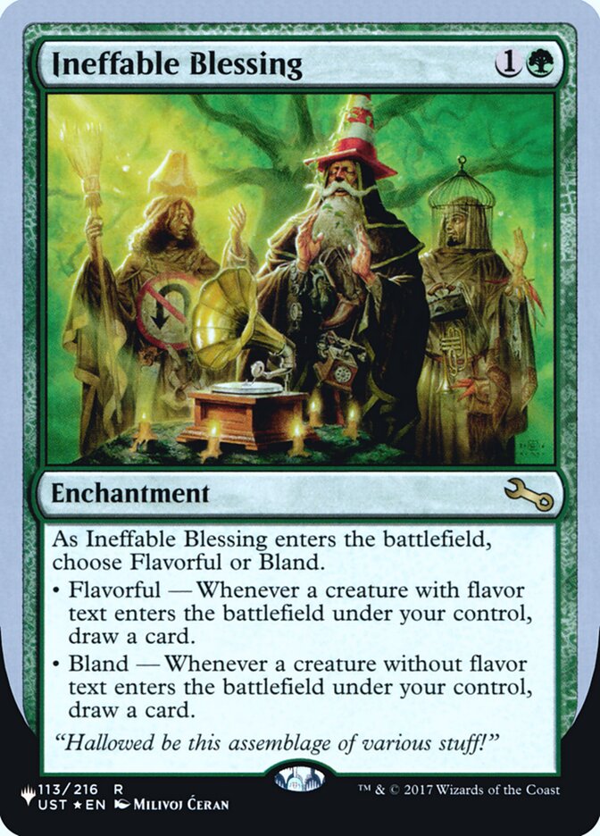 Magic the Gathering Card - Ineffable Blessing - MTG Circle